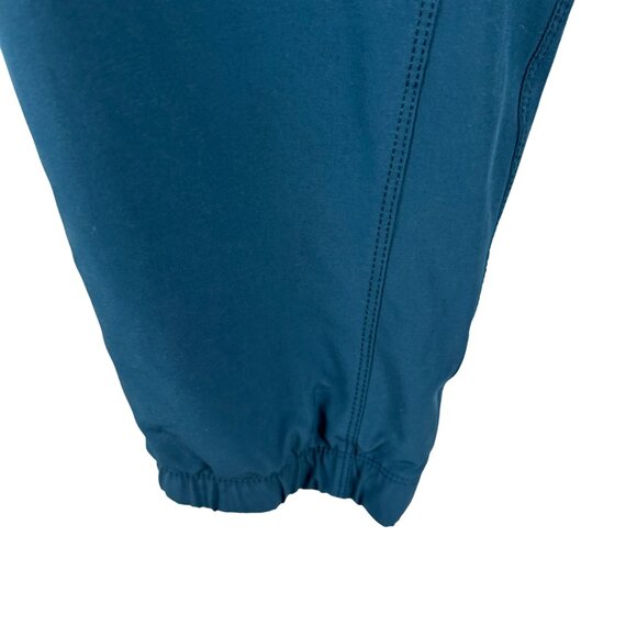 Eddie Bauer Fleece Lined Jogger Pull On Pants Womens Size 12 Teal Solid PT-2652 - Picture 5 of 13